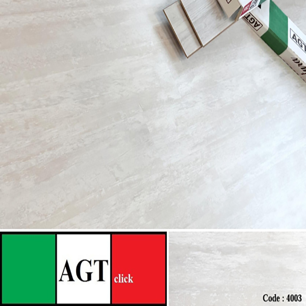 پارکت لمینت AGT Click سفید کرم کد (4003 )