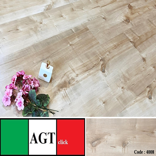 پارکت لمینت AGT Click کرم کاراملی کد (4008 )