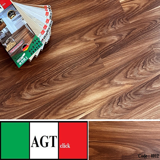 پارکت لمینت AGT Click قهوه ای کد (4012)